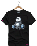 Camiseta Algodão Premium Estampa Urso Panda Fitness - Azevedo Encantu's
