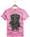 Camiseta Algodão Premium Estampa Urso Soldado - Azevedo Encantu's