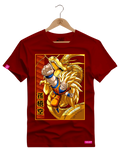Camiseta Algodão Premium Goku Dragão - Azevedo Encantu's