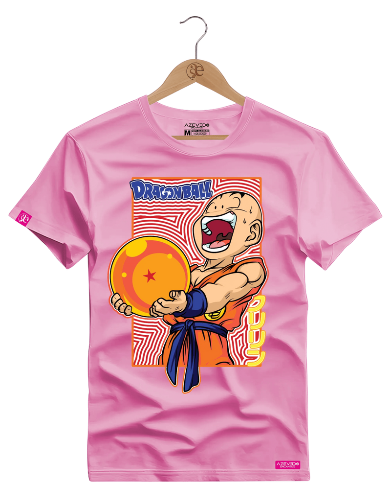 Camiseta Algodão Premium Krillin - Azevedo Encantu's