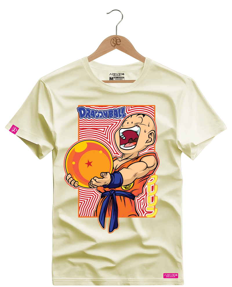 Camiseta Algodão Premium Krillin - Azevedo Encantu's