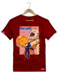 Camiseta Algodão Premium Krillin - Azevedo Encantu's