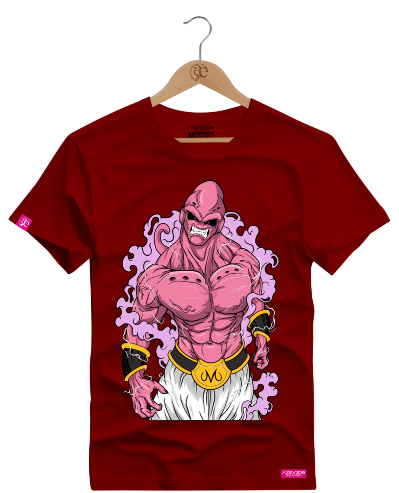 Camiseta Algodão Premium Majin Boo - Azevedo Encantu's