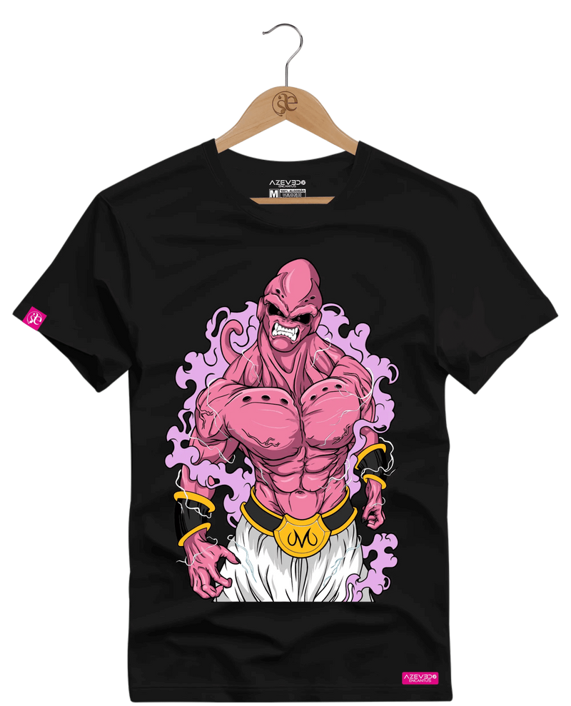 Camiseta Algodão Premium Majin Boo - Azevedo Encantu's