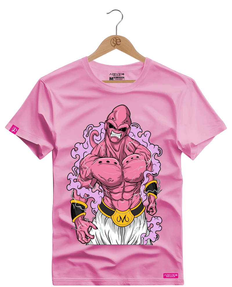 Camiseta Algodão Premium Majin Boo - Azevedo Encantu's