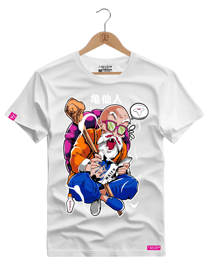Camiseta Algodão Premium Mestre Kame - Azevedo Encantu's