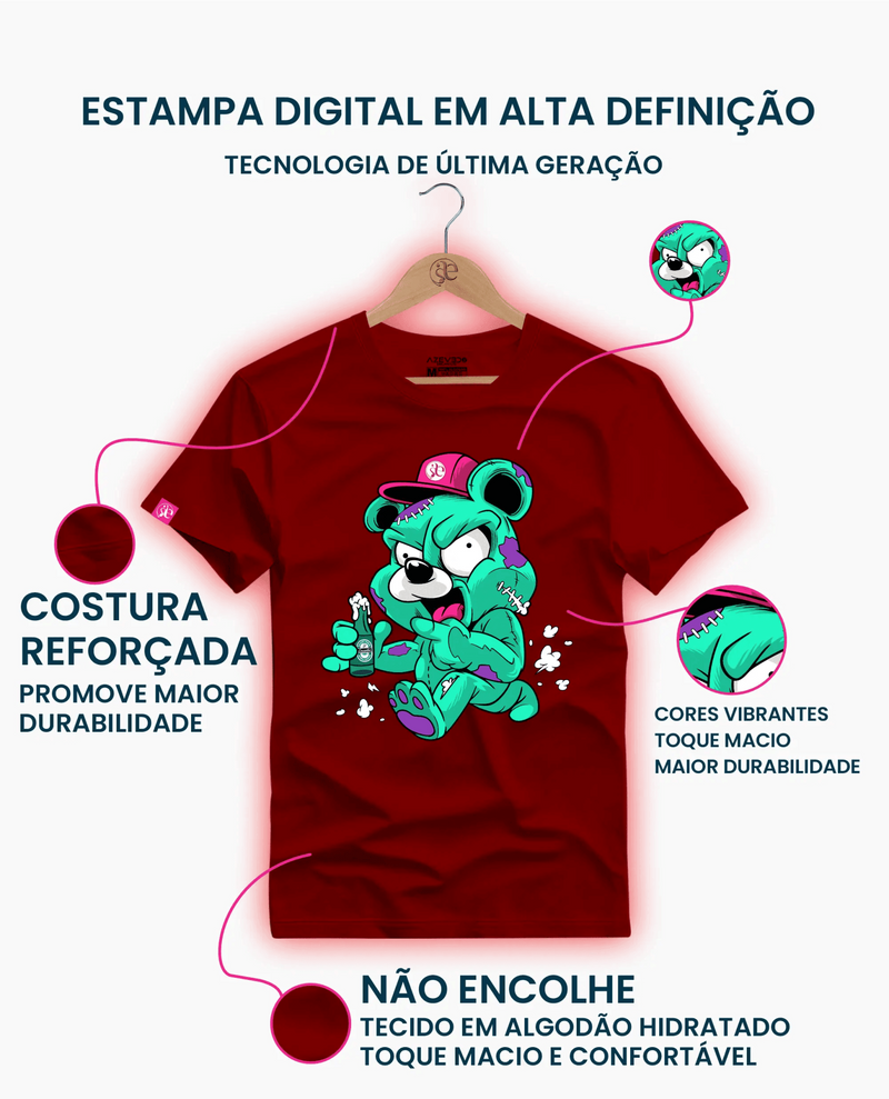Camiseta Algodão Premium One Piece - Azevedo Encantu's