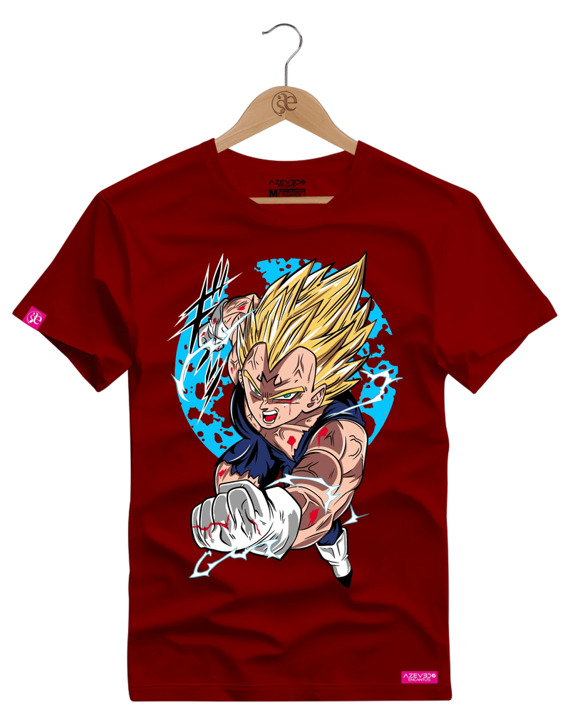 Camiseta Algodão Premium Vegeta - Azevedo Encantu's